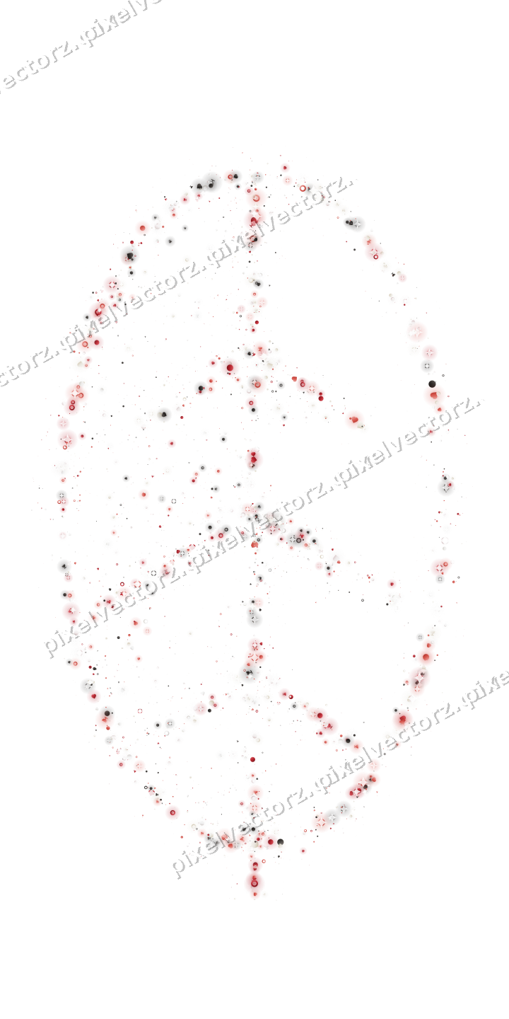 Seamless glitter leaf in red on a transparent background