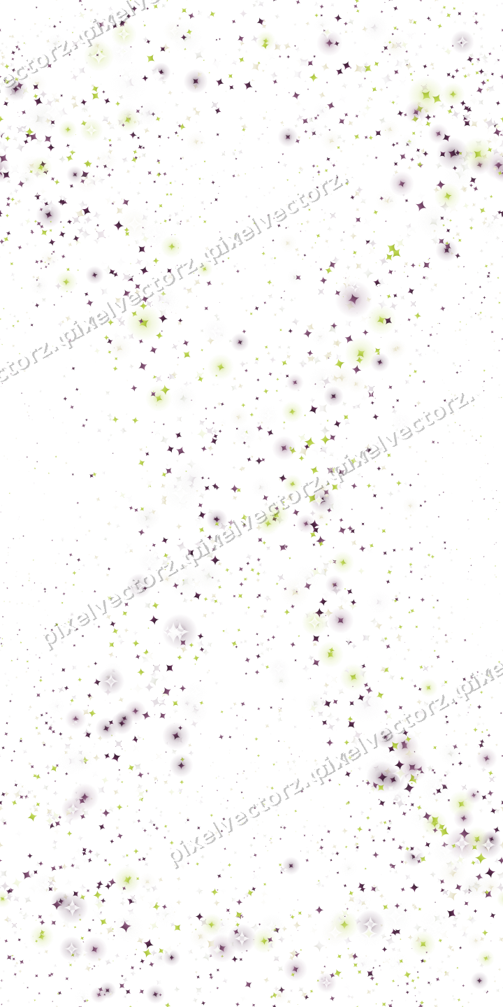 Seamless glitter wreath of sparkles on a transparent background
