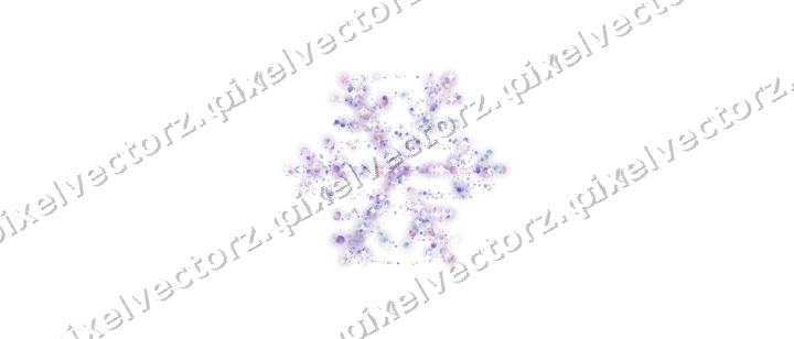 Seamless glitter snowflake in purple on a transparent background