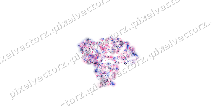 Seamless glitter turkey of diamonds on a transparent background