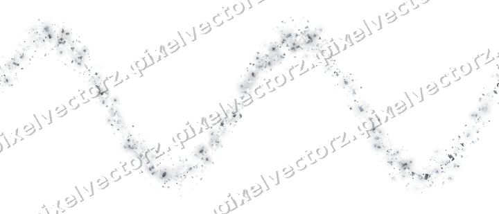 Nahtlose Glitzerwelle aus Funken und Tropfen auf transparentem Grund