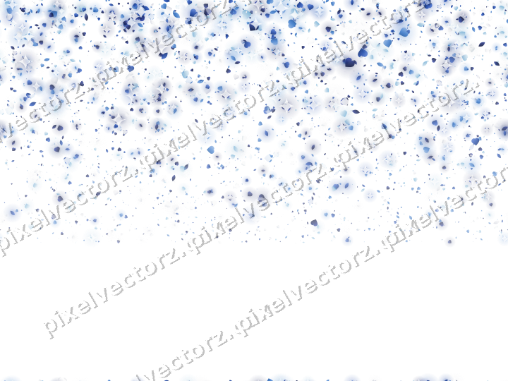 Nahtloser Glitzerregen aus Herzen und Tropfen auf transparentem Grund