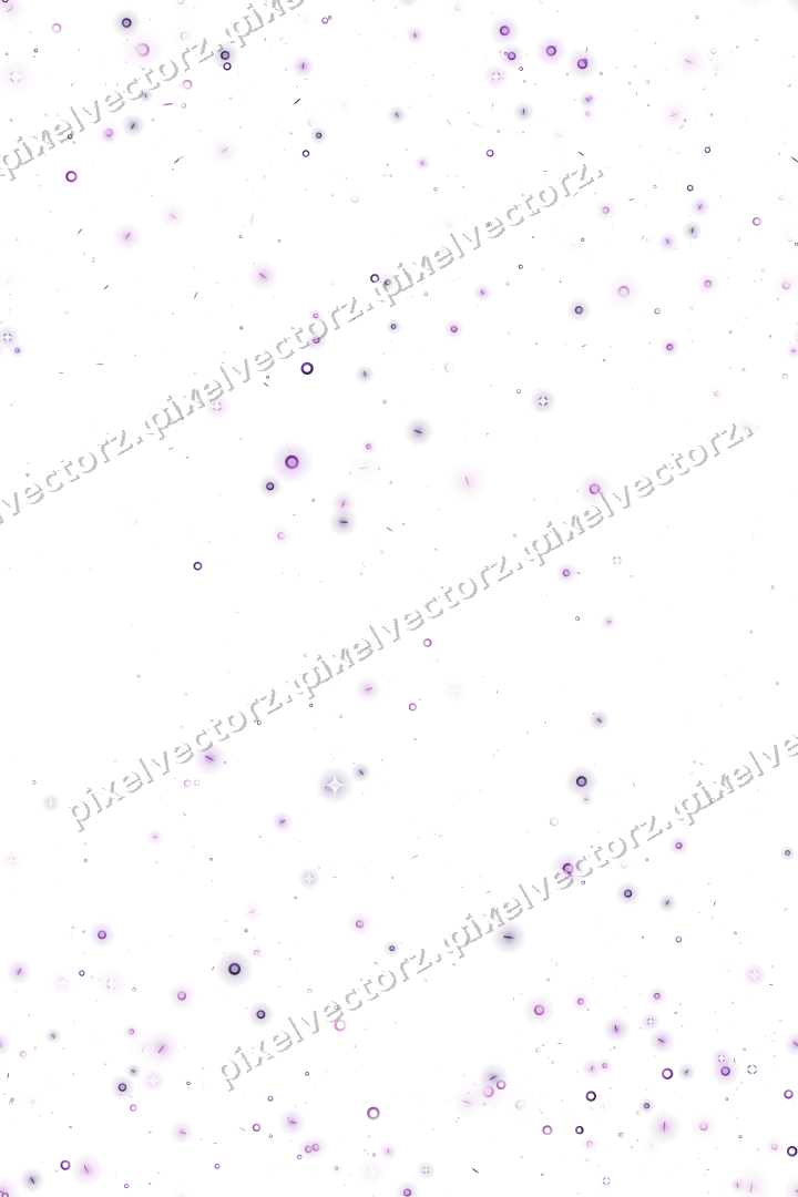 Seamless glitter wreath in purple on a transparent background