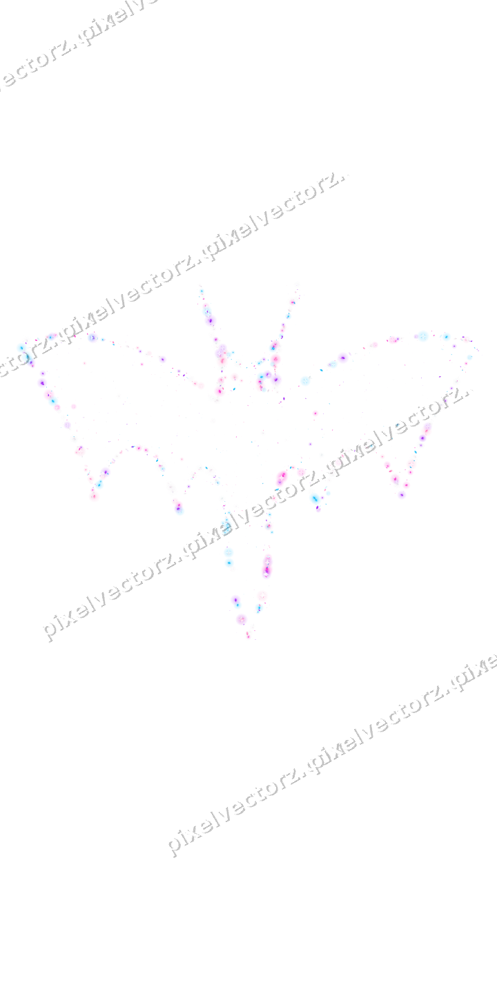 Seamless glitter bat of droplets on a transparent background