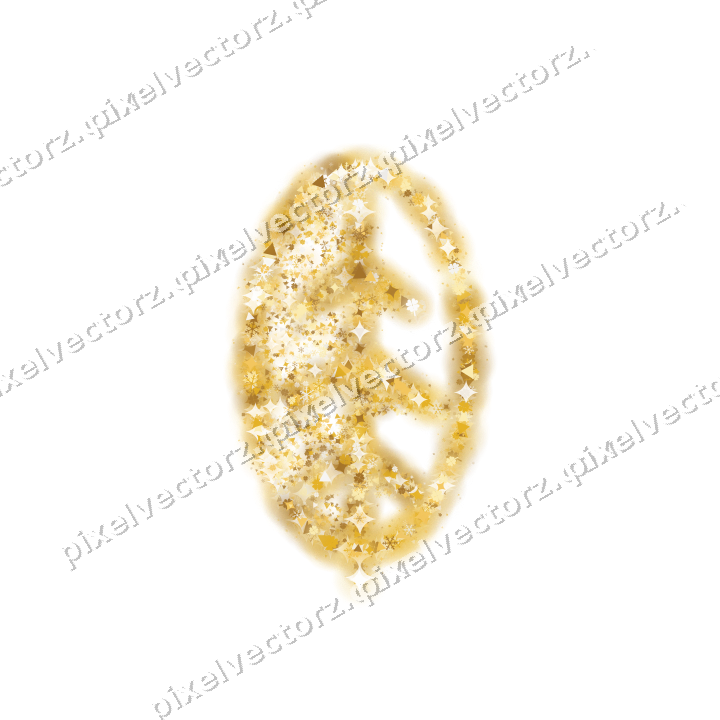 Seamless glitter leaf on a transparent background
