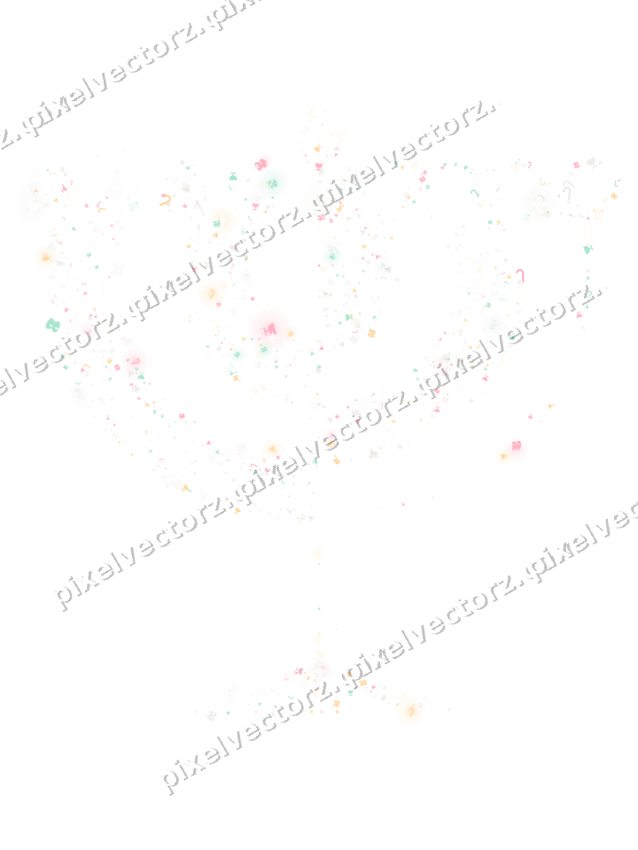 Seamless glitter menorah in pale pink on a transparent background