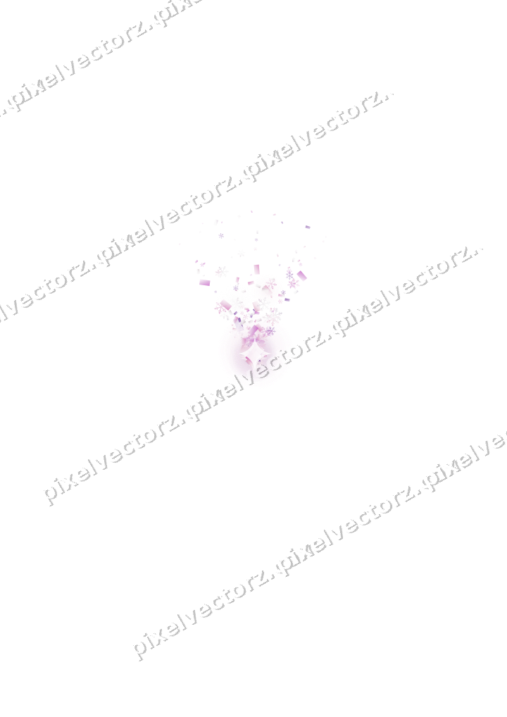 Nahtloser Glitzerfächer in Magenta und Violett auf transparentem Grund