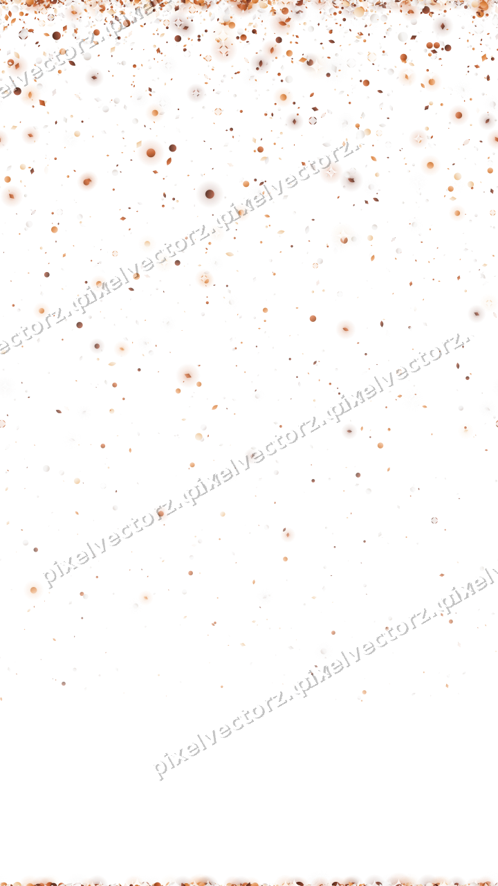 Nahtloser Glitzerregen aus Tropfen und Punkten auf transparentem Grund