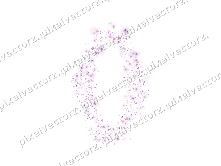 Seamless glitter lantern in magenta on a transparent background