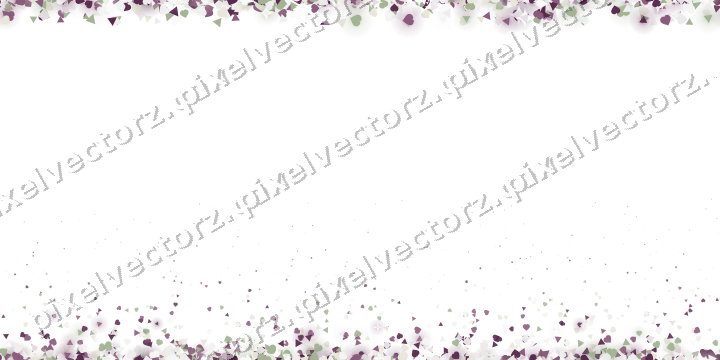 Seamless glitter border in dark magenta on a transparent background