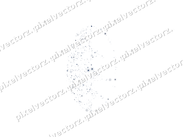 Seamless glitter leaf of bells on a transparent background
