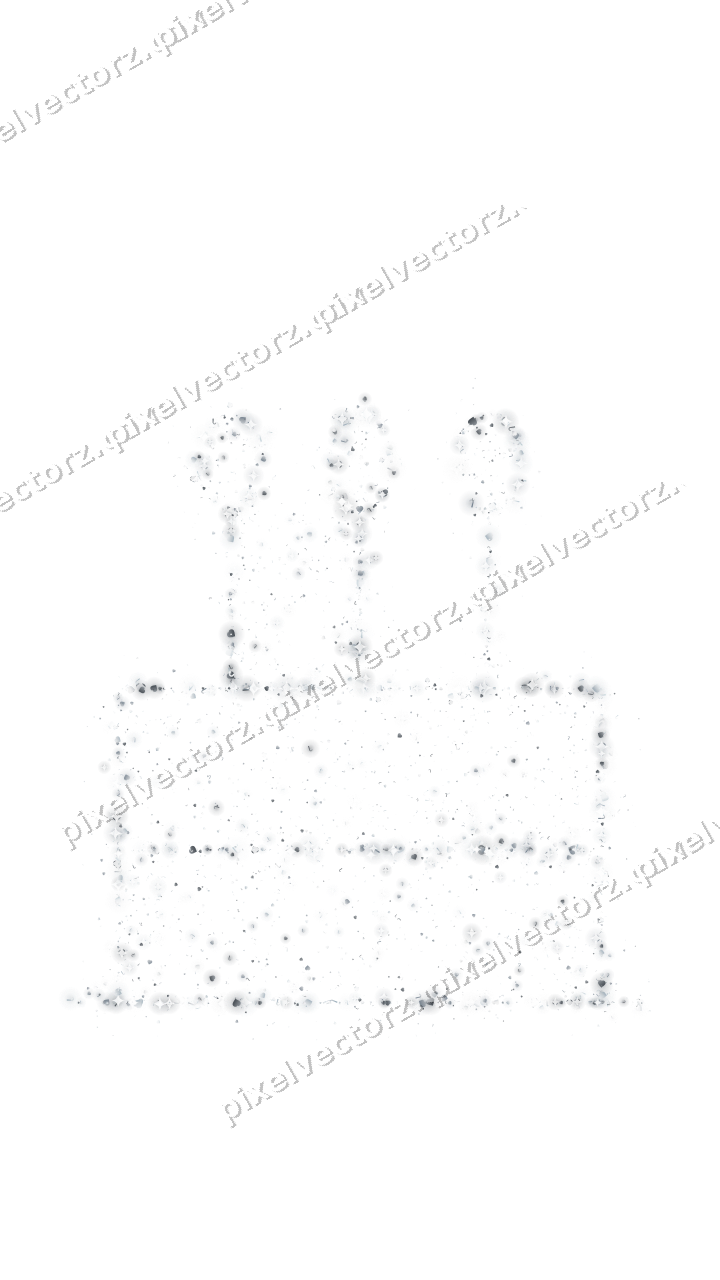 Seamless glitter birthday cake on a transparent background