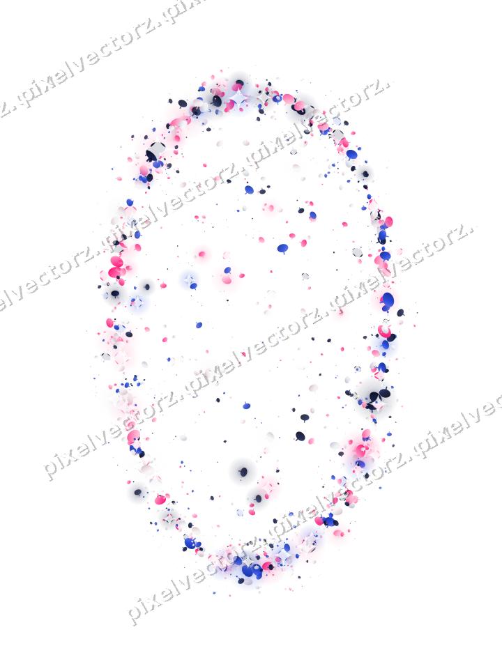 Seamless glitter easter egg of pumpkins on a transparent background
