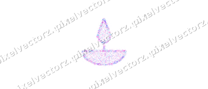 Seamless glitter diya lamp of triangles on a transparent background