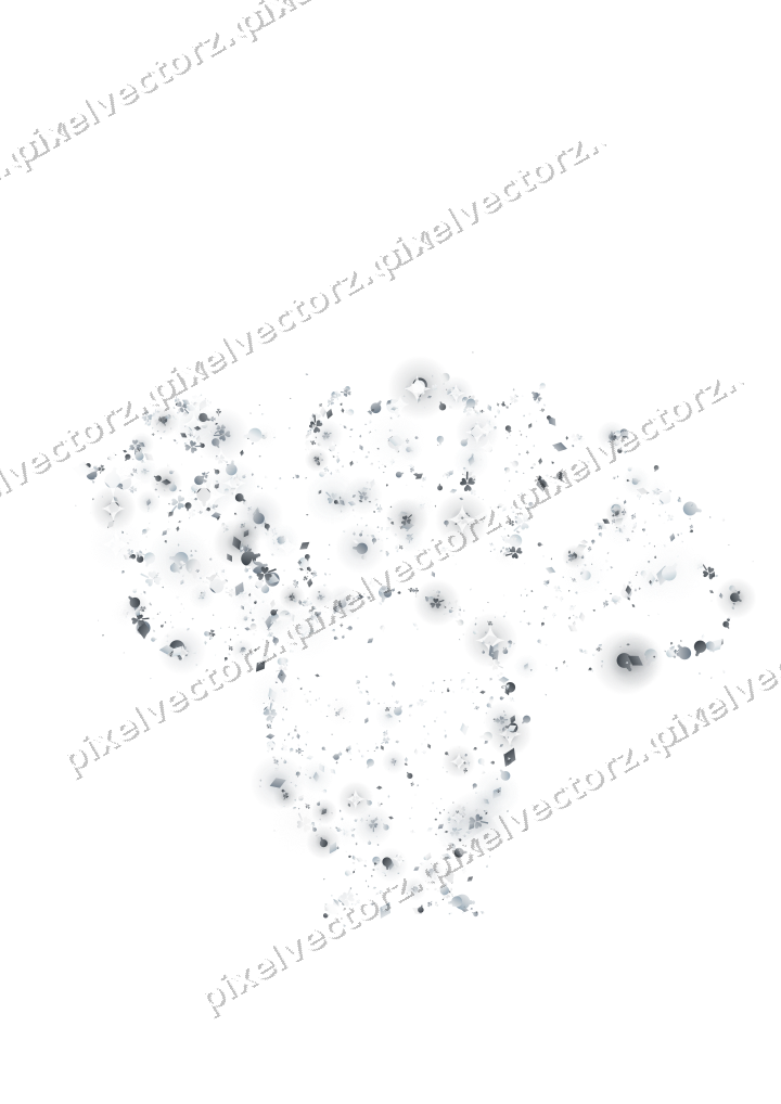 Seamless glitter turkey in pale blue on a transparent background