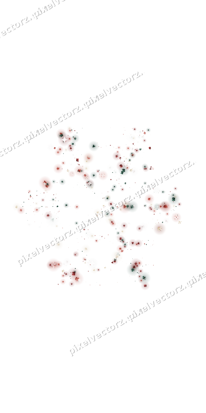 Seamless glitter snowflake in dark red on a transparent background