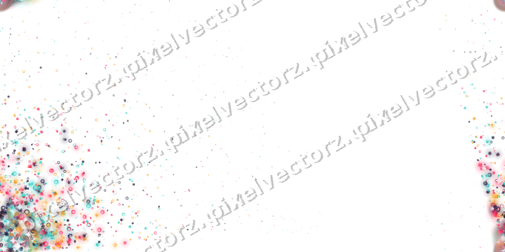 Seamless glitter corner of stars and gifts on a transparent background