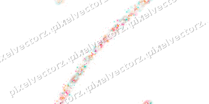 Seamless glitter arc of eggs and clovers on a transparent background