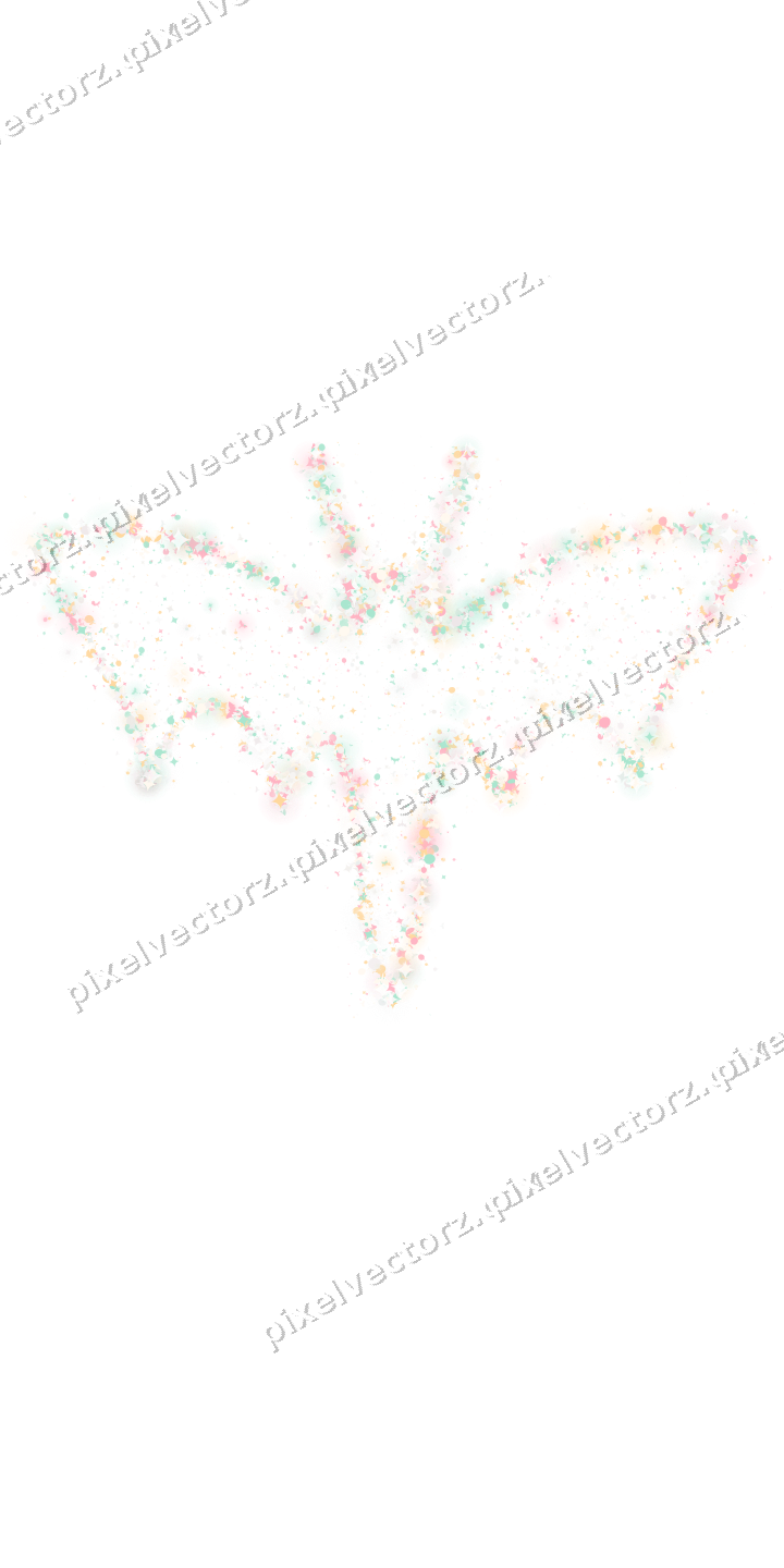 Seamless glitter bat of sparkles and bats on a transparent background