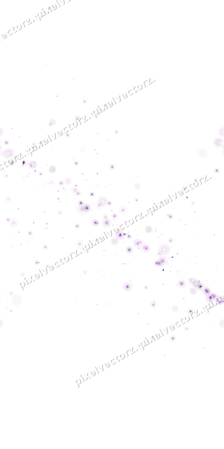 Nahtloses Glitzerband in Violett auf transparentem Grund