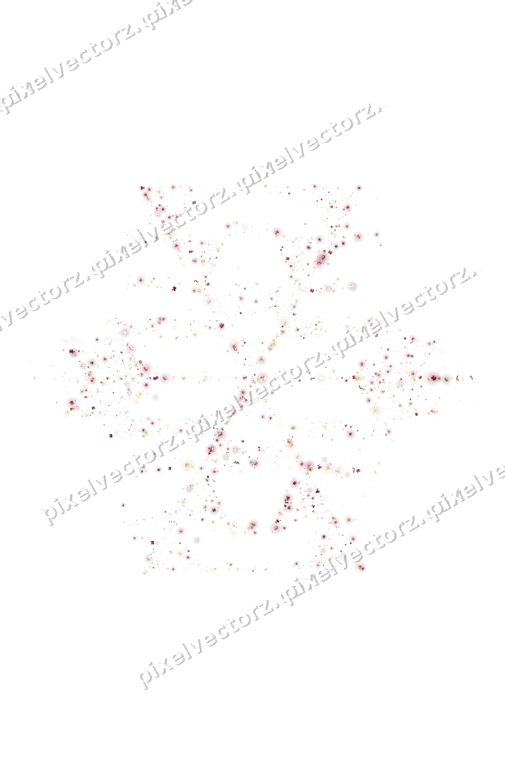 Seamless glitter snowflake in dark pink on a transparent background