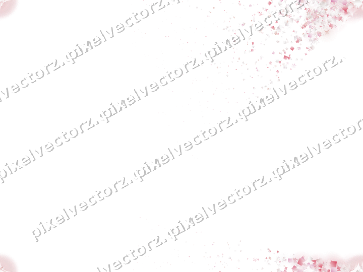 Seamless glitter corner in pale pink on a transparent background