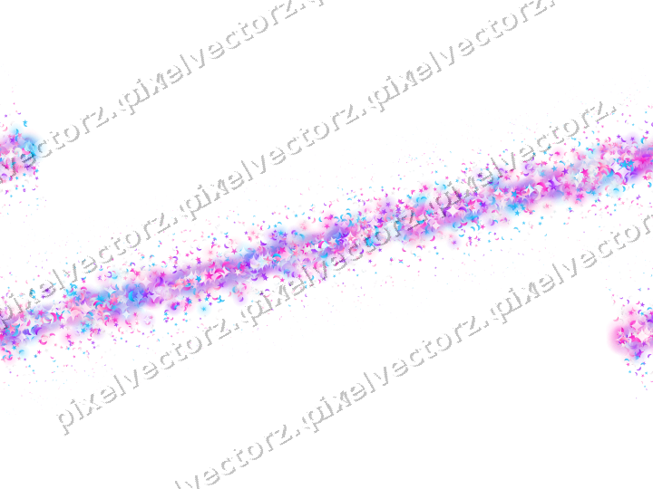 Seamless glitter band in magenta on a transparent background