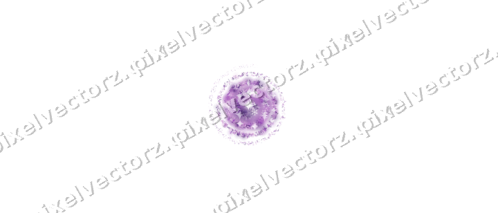 Seamless glitter spiral in purple on a transparent background