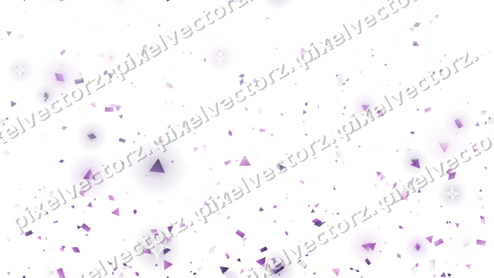 Nahtloser Glitzeraufstieg in Violett auf transparentem Grund