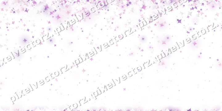 Nahtloser Glitzerregen aus Funken in Magenta auf transparentem Grund