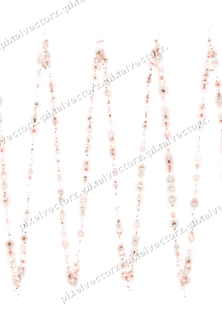 Seamless glitter wave of bats and leaves on a transparent background