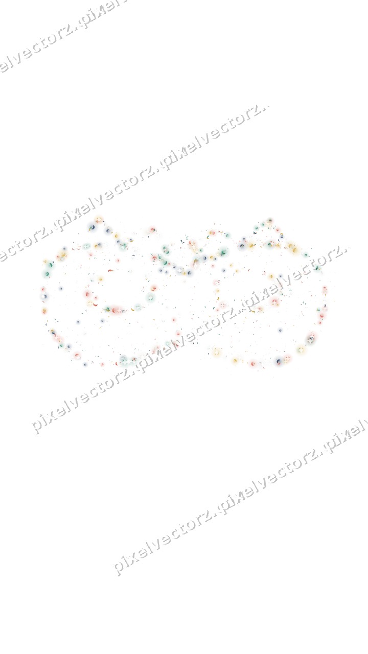 Seamless glitter carnival mask in amber on a transparent background