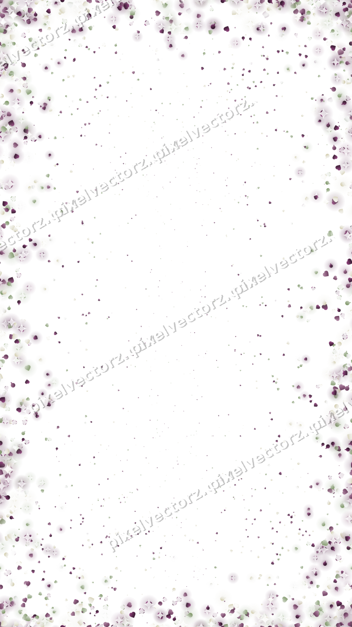 Seamless glitter border in dark magenta on a transparent background