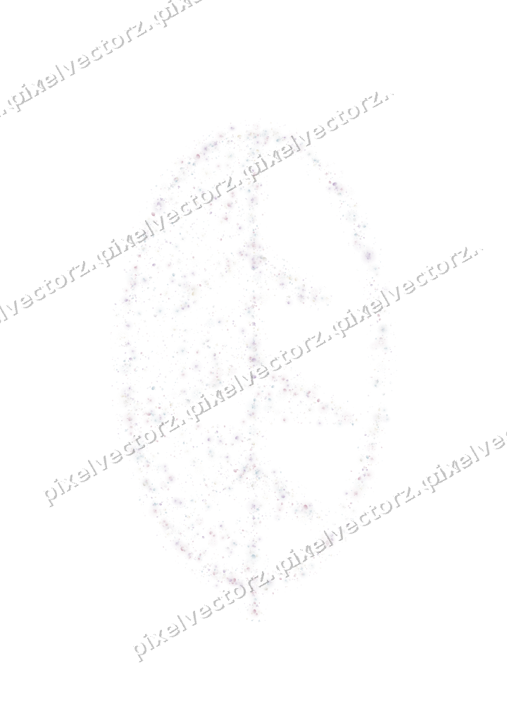 Seamless glitter leaf in pale pink on a transparent background