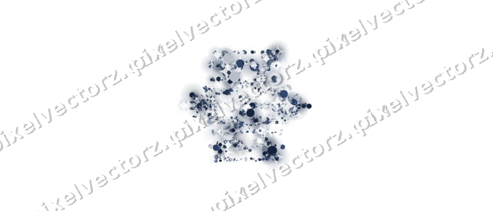 Seamless glitter snowflake in dark blue on a transparent background
