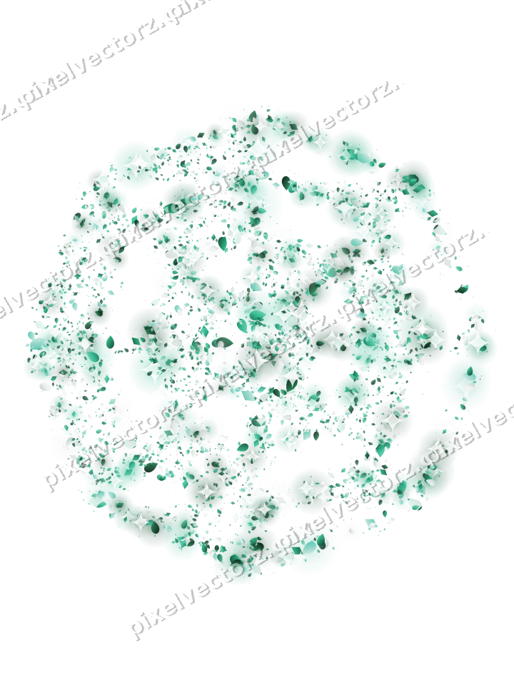 Seamless glitter spider web on a transparent background