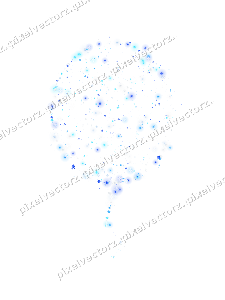 Seamless glitter balloon of clovers on a transparent background