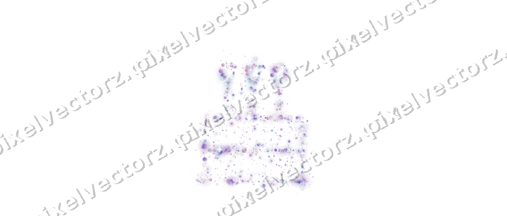 Seamless glitter birthday cake in purple on a transparent background