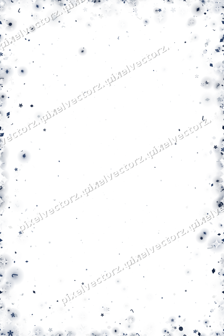 Seamless glitter vignette in dark blue on a transparent background