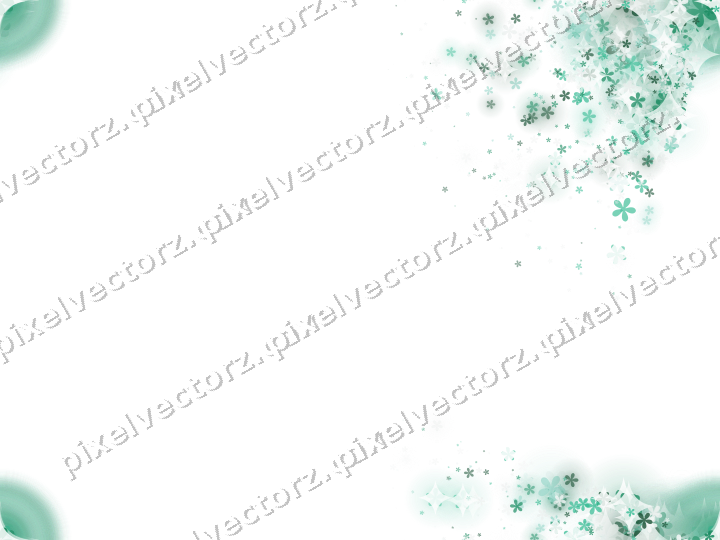 Nahtloser Glitzerfächer aus Blüten auf transparentem Grund