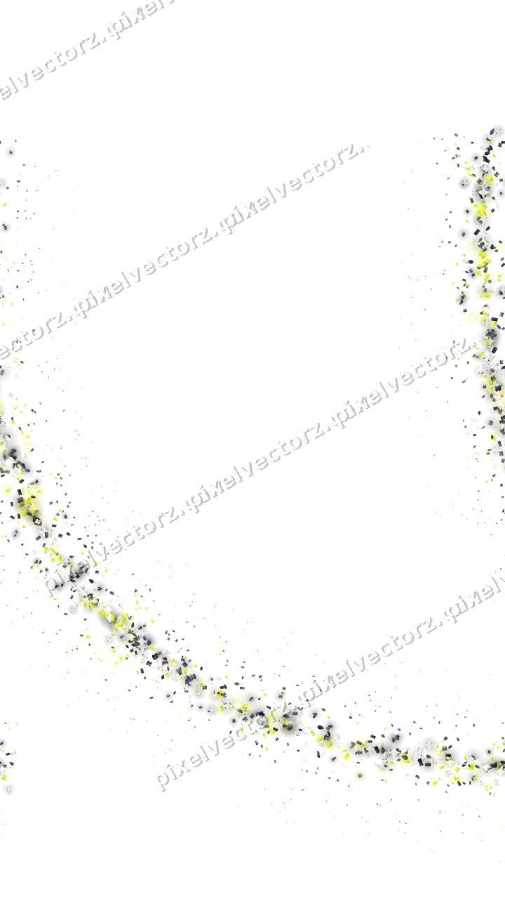 Seamless glitter arc of eggs and masks on a transparent background