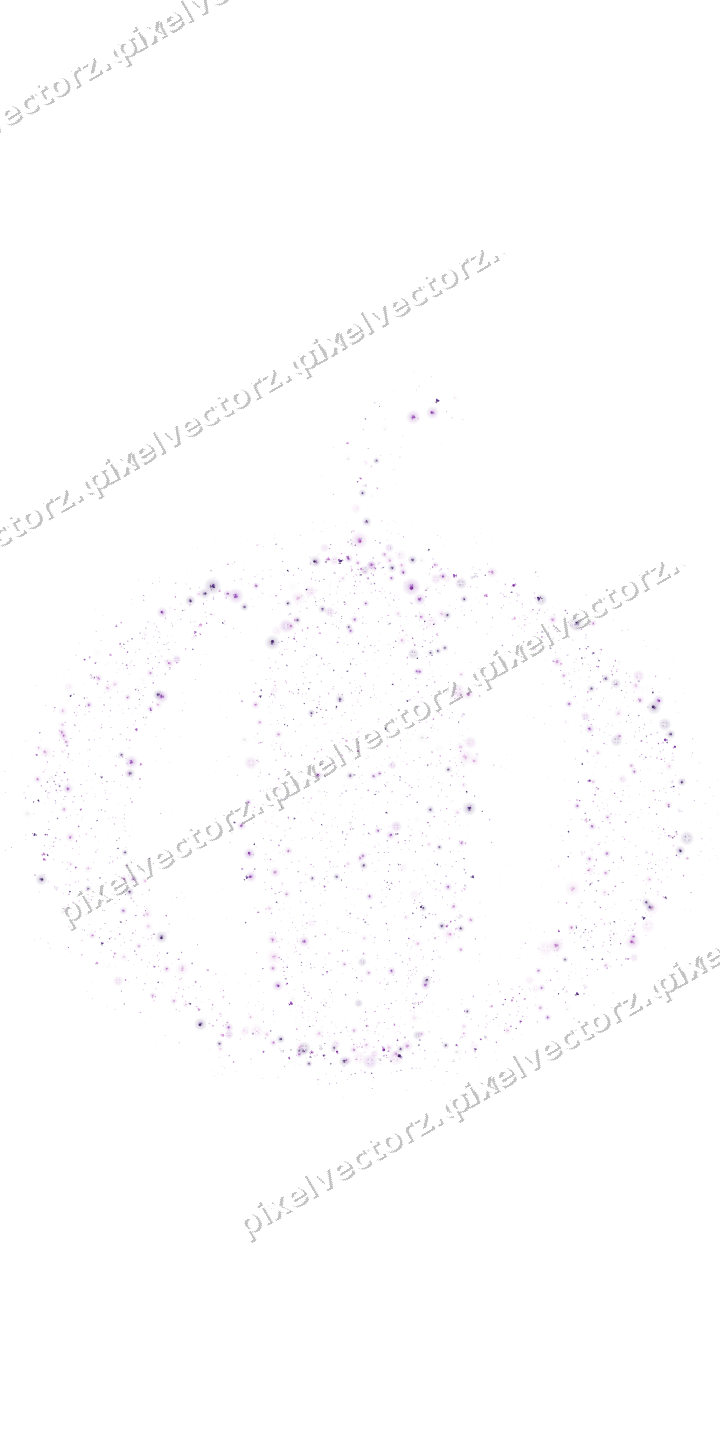 Seamless glitter pumpkin in purple on a transparent background