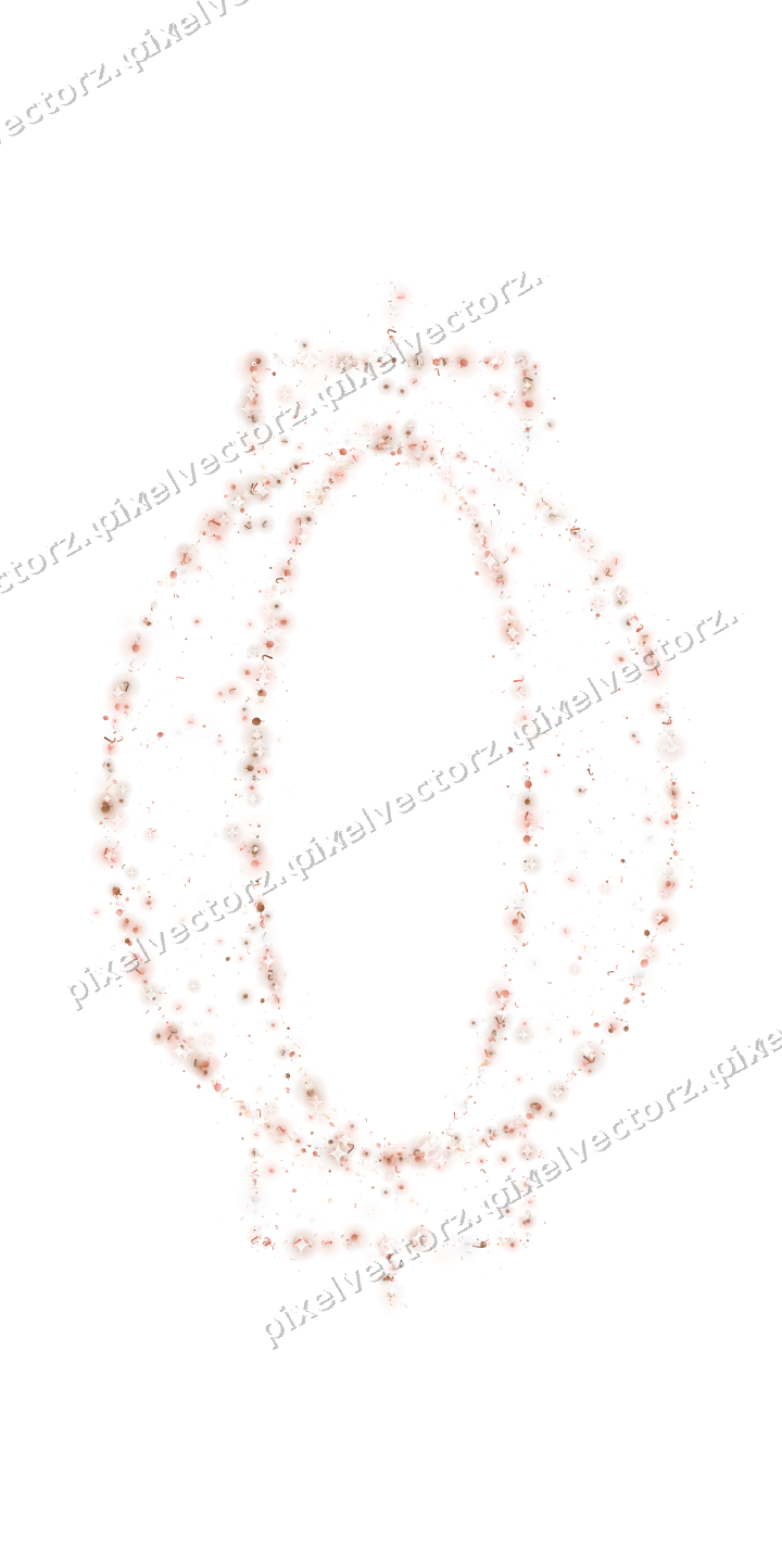 Seamless glitter lantern in orange and red on a transparent background