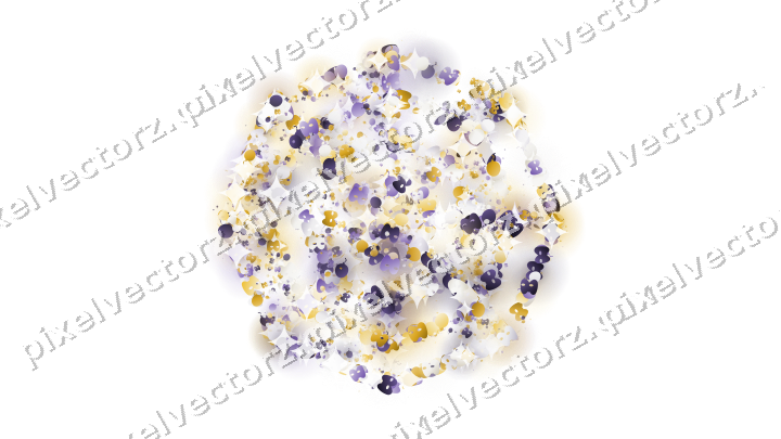 Seamless glitter spider web in amber on a transparent background