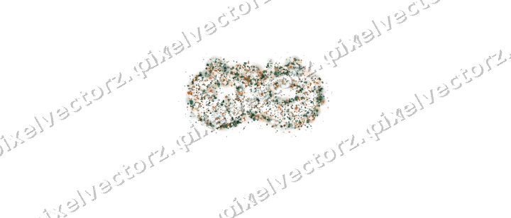 Seamless glitter carnival mask on a transparent background