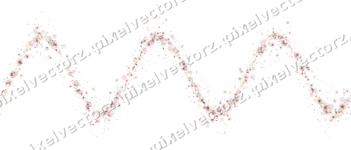 Seamless glitter wave of bats in dark pink on a transparent background