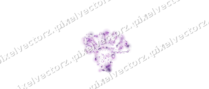Seamless glitter turkey in purple on a transparent background