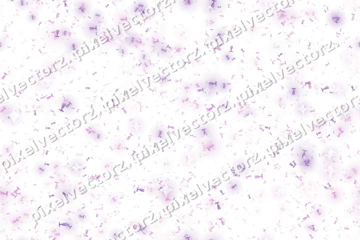 Seamless glitter scatter in magenta on a transparent background