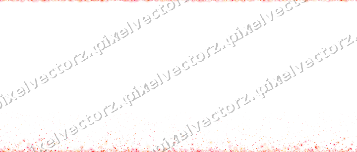 Seamless rising glitter in red and orange on a transparent background