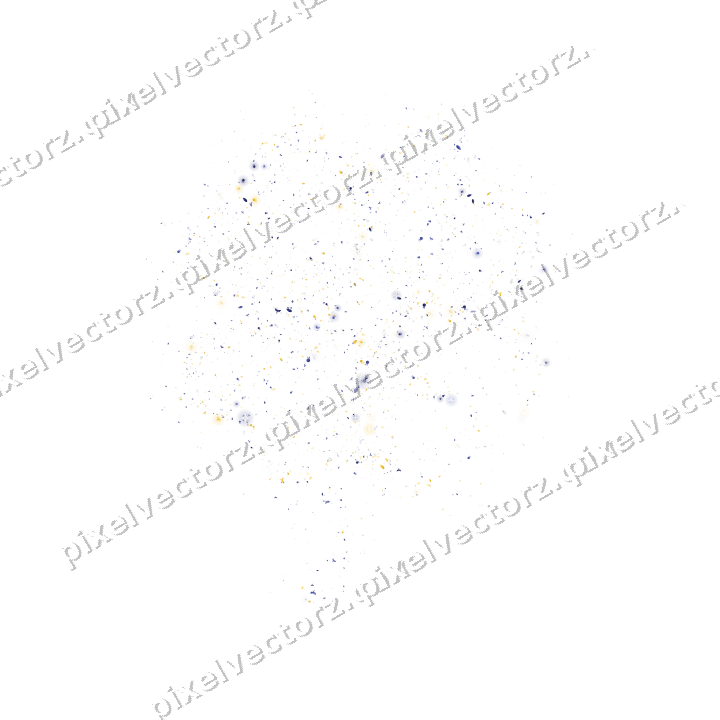 Seamless glitter clover leaf in dark blue on a transparent background